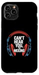 Coque pour iPhone 11 Pro Casque DJ ingénieur du son studio de mixage amateur de musique