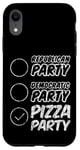 Coque pour iPhone XR Republican Party Decromatic Party Pizza Party --