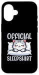 Coque pour iPhone 16 Chemise de nuit officielle American Shorthair Funny Cat Lover