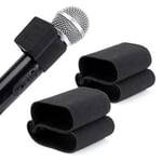 YOUSHARES Hand Microphone Elastic Sleeve Compatible with Rode Wireless GO II Microphone - Rode Wireless GO 2 Mic Elastic Case for Weddings and Interviews (2PCS)