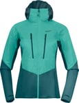 Bergans Women's Tind Light Insulated Jacket  Light Malachite Green/Malachite Green, M