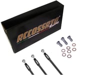 Accossato Kit complet de tubes d'embrayage noirs moto Suzuki - GSXR750 J - M (1988-1991), Disposition C, Nombre de tubes : 1