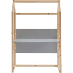 Bureau enfant cabane tiny gris évolutif