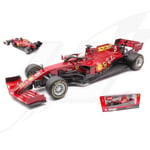 FR- Burago FERRARI F1 SF1000 N.5 1000th TUSCANY GP 2020 SEBASTIAN VETTEL 1:18 -