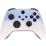 eXtremeRate Coque Avant de Remplacement pour Xbox Séries X/S Manette, Coque Avant Custome pour Xbox Séries X/S, Manette Non Inclut-Dégradé Violet Rose