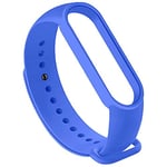 OcioDual Silicone Bracelet Strap Compatible with Xiaomi Mi Band 6 5 Amazfit Band 5 Blue Adjustable Watchband Wristband Replacement