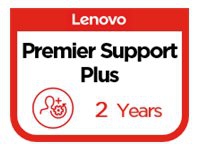 Lenovo Premier Support Plus Upgrade - Utvidet serviceavtale - deler og arbeid (for system med 1-års bud- eller innleveringsgaranti) - 2 år - på stedet - for ThinkCentre M90 M900 M90a Gen 2 M90a Gen 3 M90a Pro Gen 3 M910 M920z AIO M93 X1