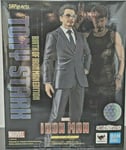 Marvel Tony Stark Iron Man Origin S.H.Figuarts figure Marron Boîte Bandai