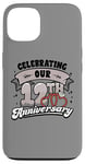 iPhone 13 12th Wedding Anniversary Celebrating 12 Years Matching Gift Case