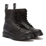 Dr. Martens 1460 Pascal Virginia Womens Mono Boots - (Black) material_leather1 - Size UK 6