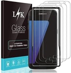 3 Pièces Protection Écran Pour Samsung Galaxy S7 - Verre Trempé 9h Dureté Installation Facile Du Cadre D'alignement Haute Définition Film Protection