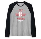 Top Gun Maverick Fly Like A Phoenix Card Deck Raglan Baseball Tee