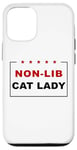 Coque pour iPhone 12/12 Pro Non-Lib Cat Lady – Funny Anti-Woke USA