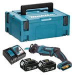 Scie sabre 18V lxt (2x4,0 Ah) en coffret makpac Makita DJR183RMJ