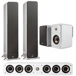 Polk Audio S55e PACK 5.0 COULEURS - BLANC