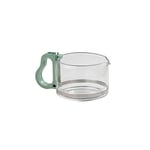 Fackelmann The Cafe 2060850, Verre, Plastique, Vert, 13,6 x 10,1 x 10,2 cm, Transparent, Verseuse à café pour cafetière Philips 444