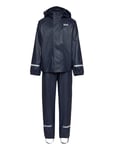 K Bergen Fleece Pu Rainset 2.0 Navy Helly Hansen