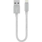 SiGN USB-kabel med Lightning 2.4A, 12W for iPhone, 25cm