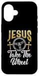 iPhone 16 Jesus take the Wheel Hot Rod Case