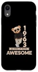 Coque pour iPhone XR Ours en peluche original Awesome 62e anniversaire homme femme 1963