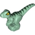 LEGO Animal Sand Green with Dark Blue Stripes Baby Dinosaur