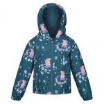 Regatta Childrens/Kids Muddy Puddle Peppa Pig Rabbit Padded Waterproof Jacket - 18-24 Months