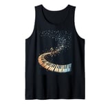 Piano Keyboard Music Tank Top