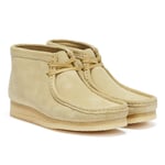 Clarks Wallabee Suede Mens Beige Boots - Size UK 7