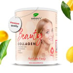 Nature's Finest by Nutrisslim Bovine Collagen Supplements for Women, True Collagen Booster, Collagen Powder with Hyaluronic Acid, Q10, Biotin, Vitamin C, Zinc - Nourishes & Hydrates Skin