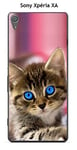 Coque Sony Xperia XA design Chaton-1