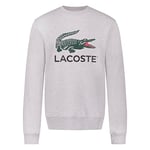 Lacoste Men's SH1281 Sweatshirt, Silver China, XXXXL