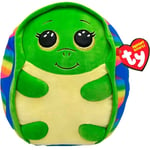 TY Squishy Beanies  Rainbow Turtle Shrugs, 35 cm