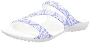 Crocs Women's Kadee II Sandal W Clog, Lapis/Multi, 3 UK