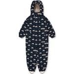 Konges Sløjd Nohr snowsuit print – swan eclipse - 3år