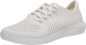 Crocs Women's LiteRide Pacer Sneaker|Casual Shoe with Comfort Technology, Almost White, 9 UK