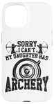 iPhone 15 Archery Bow Archer Mom Mother Vintage Sorry I Can't My Case