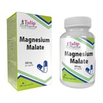 Magnesium Malate 2000mg Per Serving 120 Vegan Capsules, 3rd Party Lab Tested, No Fillers or Bulkers