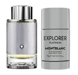 Mont Blanc Montblanc - Explorer Platinium EDP 100 ml + Deo Stick 75
