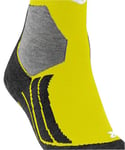 FALKE Men's SK2 Intermediate M KH Wool Warm Thick 1 Pair Skiing Socks, Yellow (Limelight 1086), 5.5-7.5