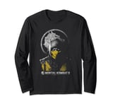 Mortal Kombat X Scorpion Bust Long Sleeve T-Shirt