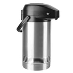 Addis 637301600 PRESIDENT Pichet isotherme à pompe, 3 litres, noir