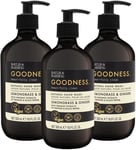 Baylis & Harding Goodness Lemongrass & Ginger Hand Wash, 500 ml Pack of 3 -