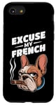 Coque pour iPhone SE (2020) / 7 / 8 Bulldog français Excuse My Frenchie Vintage Bulldog Lover