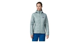 Doudoune femme patagonia nano puff hoody bleu