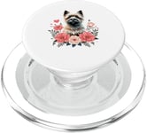 Roses Flowers Cairn Terrier Terriers Valentines PopSockets PopGrip for MagSafe