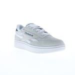 Reebok Club C Double Revenge Womens Gray Suede Lifestyle Trainers Shoes