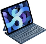 Clavier iPad Air 11"" 2024 (M2),Clavier ipad Pro 11,Compatible avec iPad Air 5/4&iPad Pro 11"" (4ème/3ème/2ème/1ère génération),Clavier AZERTY,Angle réglable,Chargement magnétique,Ultra Fin Bleu