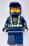 CITY LEGO Minifigure Police Officer w Diving Suit + Helmet 952207 Foil Pack