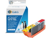 G&Amp G G&Amp G Kompatibelt Bläck / Bläck Z Cli521y, Gul, 8.4Ml, Np-C-0521Y, 2936B001, För Canon Ip3600, Ip4600, Mp620, Mp630, Mp980