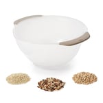 OXO Good Grips Passoire à riz et céréales – Ustensile pour la cuisine - 15,4 x 23,3 x 13,9 cm - Gris